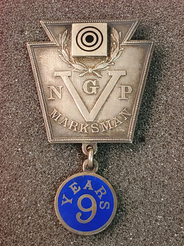Pennsylvania National Guard Marksman 9 year medal