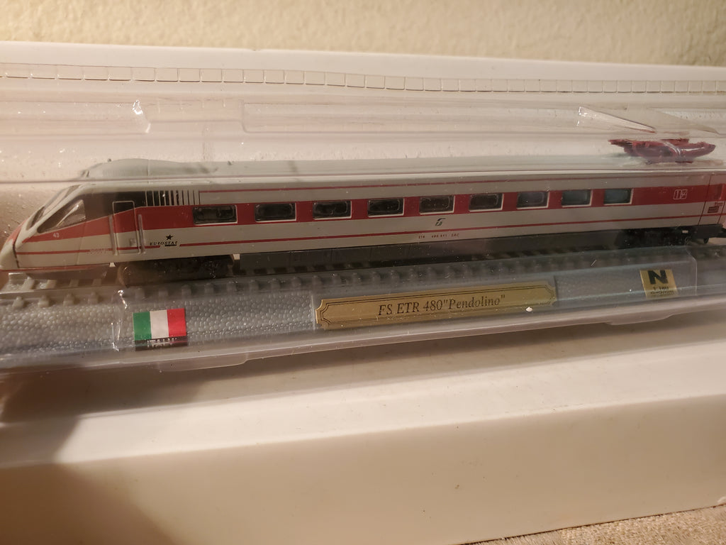 DEL PRADO Locomotive FS ETR 480 Pendolino Italy, N Scale 1/160 NRFB