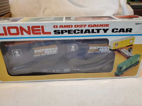 Lionel Express Mail Flat Car with Vans O O27 Gauge boxed 6-6531