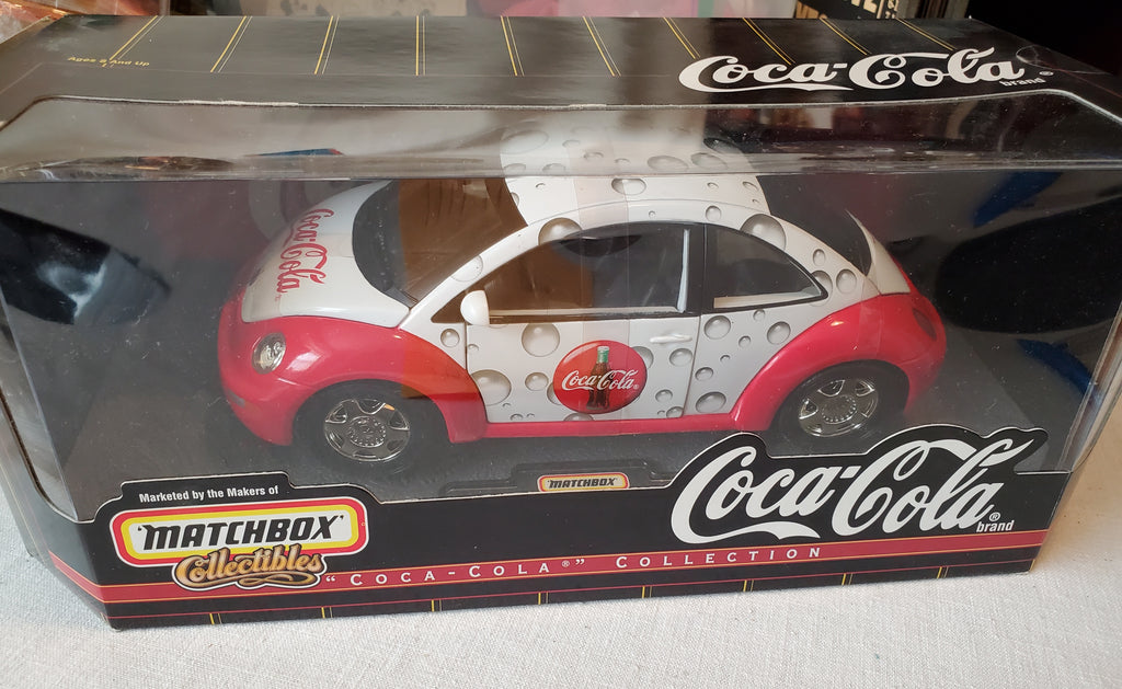 Matchbox Coca-Cola 1999 New Beetle 1:18 scale diecast NRFB #38100-0910