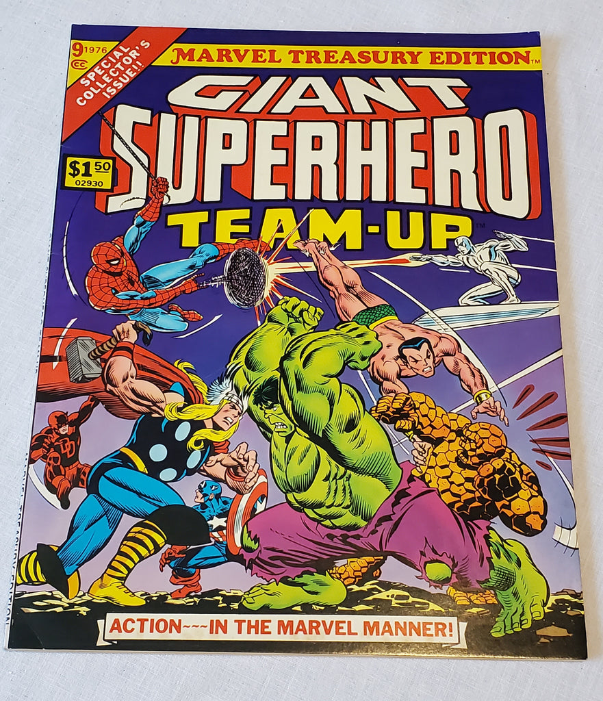 Marvel Treasury Edition Giant Superhero Team-Up 1976 vol 1 #9 collectors comic