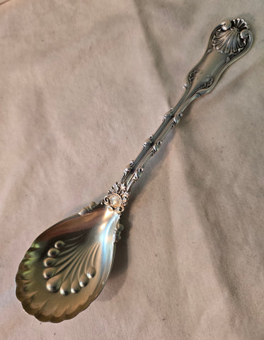 GORHAM Whiting Imperial Queen 1893 Egg Server Gold wash bowl, no mono, 24g. 5 3/4"