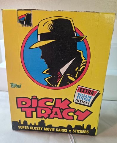 1990 Topps Dick Tracy Unopened 36 Wax Packs Movie Cards & Stickers Brand New