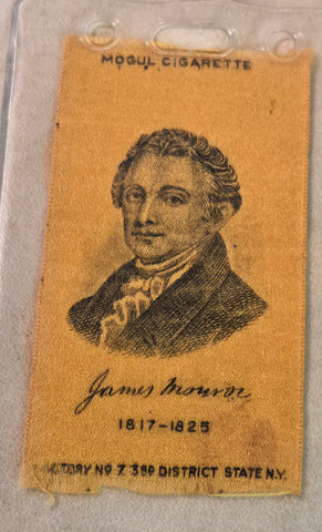1910 Mogul Cigarettes s77 silks President James Monroe 1817-1825