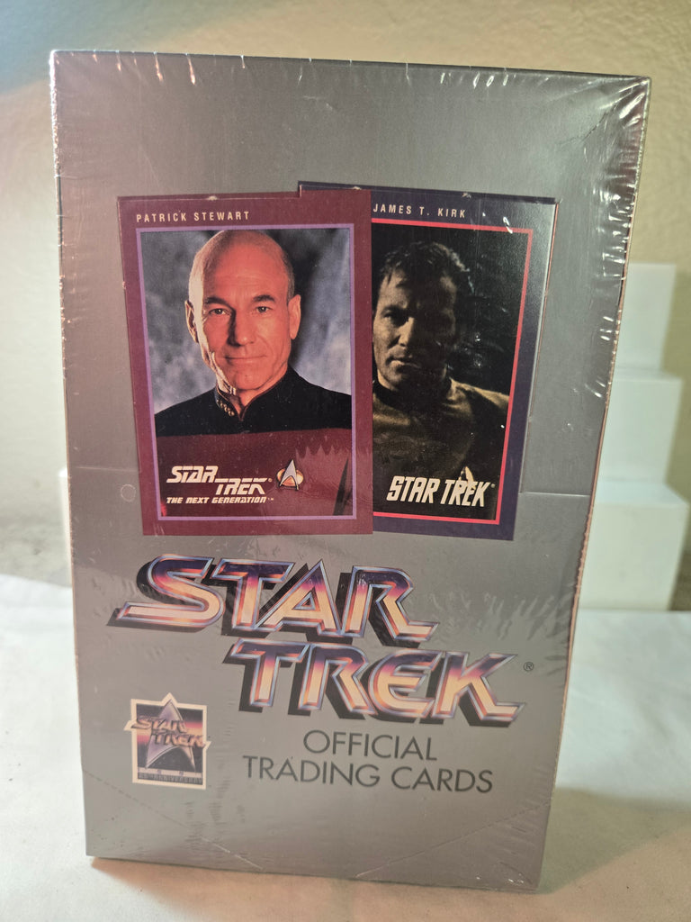 1991 STAR TREK OFFICIAL TRADING CARDS SERIES 1 FACTORY SEALED BOX BY IMPEL 36 PACKS