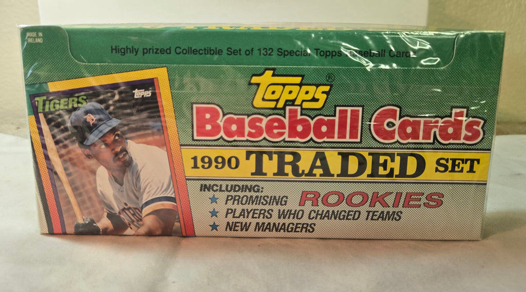 Topps 1990 Traded Set of 132 Baseball Cards w/rookies, managers, never opened