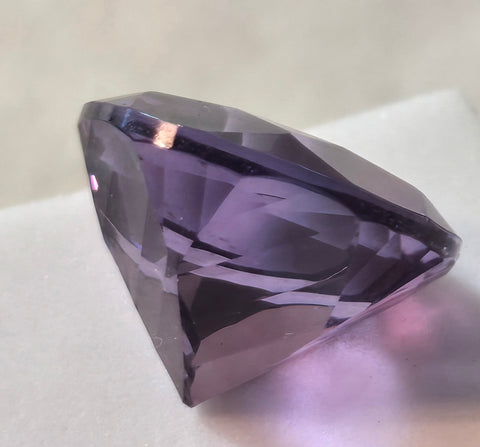 5.25 ct Quantum cut 12mm Amethyst Uruguay Gemstone