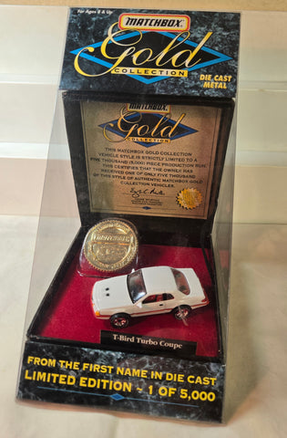 Matchbox Gold Collection #42784 T-Bird Turbo Coupe 1 of 5000 c.1996