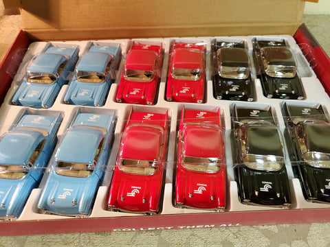 12 Kinsmart Kintoy 1957 Chevy Bel Air Conrail pull back