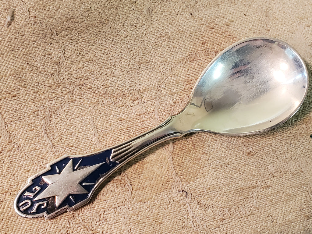 Johannes Siggaard 830 silver Christmas Spoon 1932-60