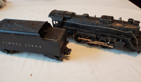 Lionel postwar 2026 & 6466w tender O27 gauge 2-6-2