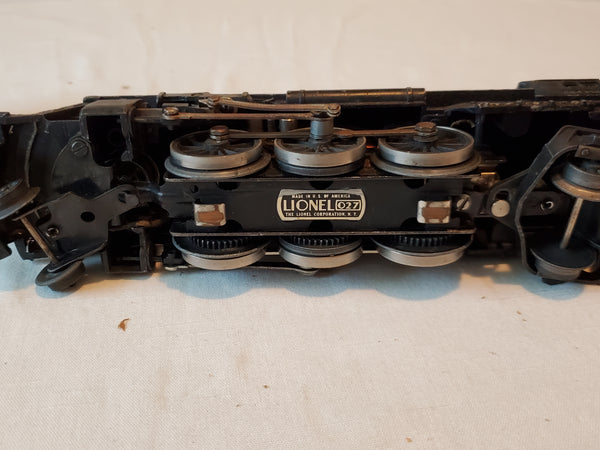 Lionel postwar 2026 & 6466w tender O27 gauge 2-6-2