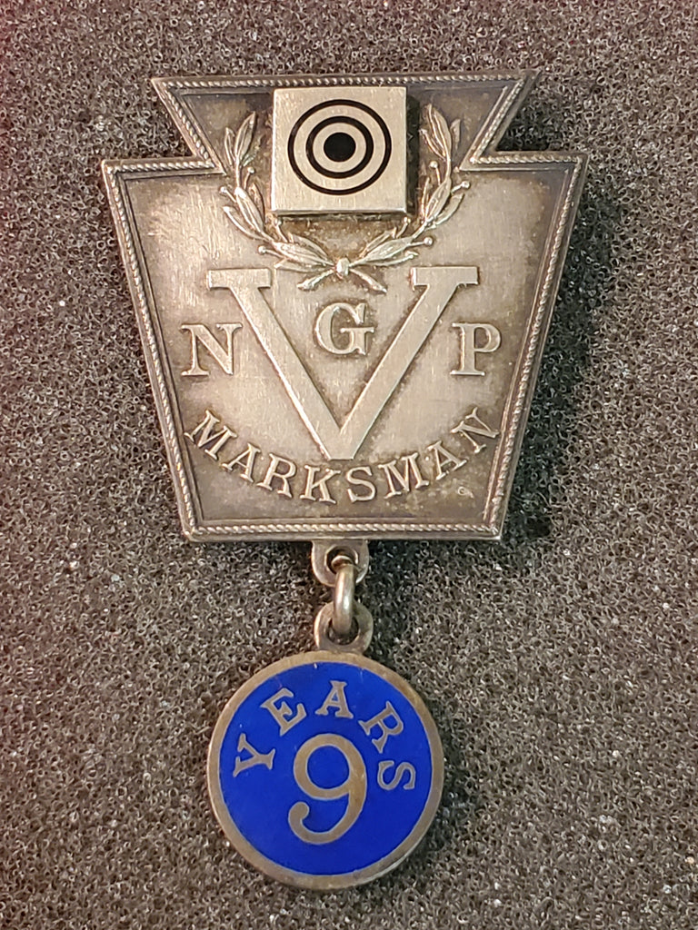 Pennsylvania National Guard Marksman 9 year medal