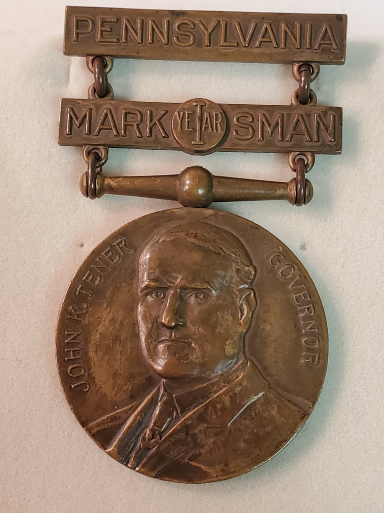 Pennsylvania National Guard Markmanship medal 1914
