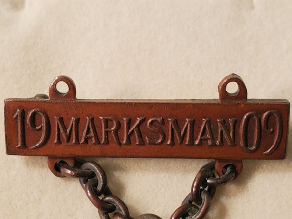 Pennsylvania National Guard Marksman medal 1909, original