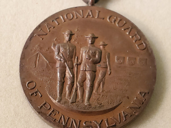 Pennsylvania National Guard Marksman medal 1909, original