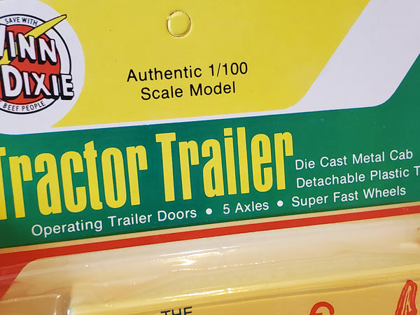 Pair Winn Dixie Tractor Trailers diecast 1/100 1979s HK