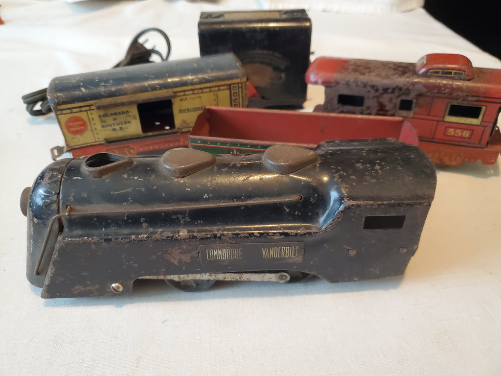 Marx Steam Locomotive Commodore Vanderbilt train Set w/transformer