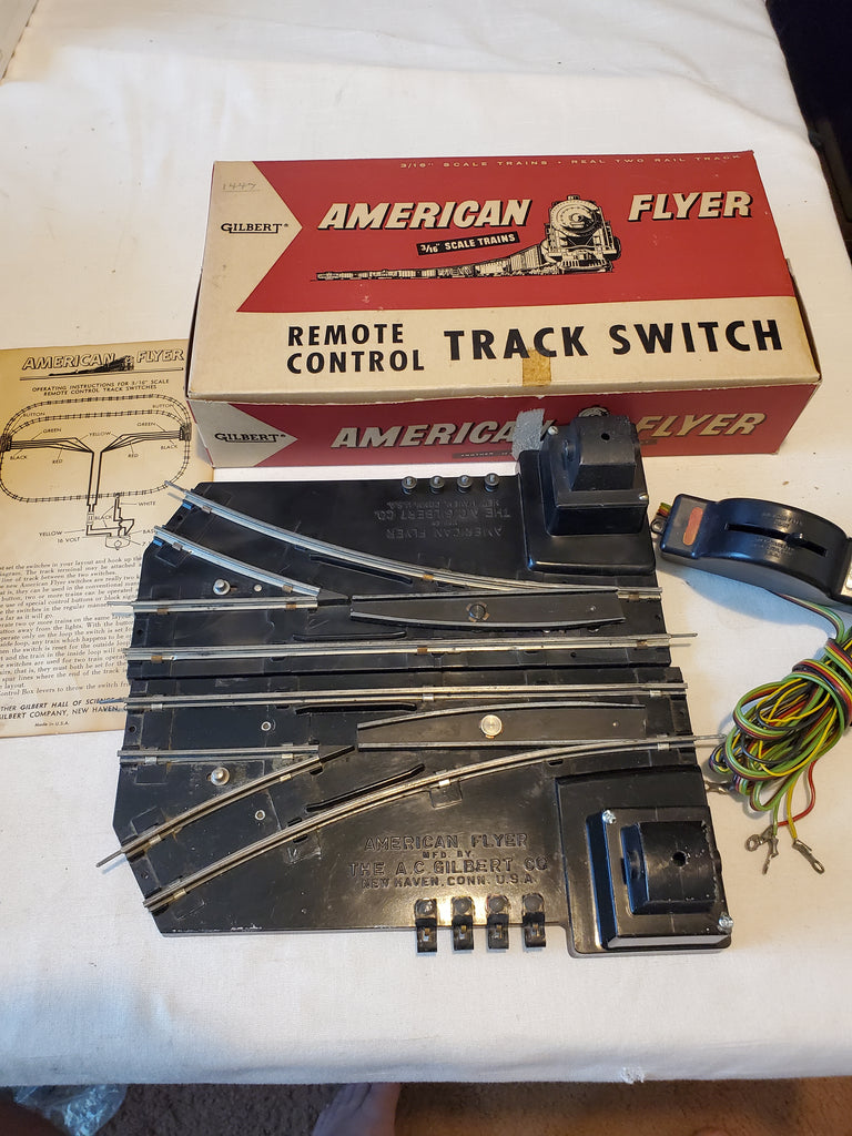 American Flyer S gauge Remote control track switches 26761