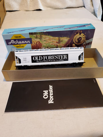 Athearn Old Forester 55ft covered Hopper 5638 old blue box