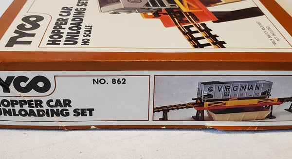Tyco Hopper Car Unloding Set 862 HO NRFB