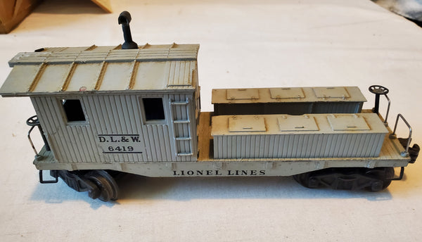 D. l. & W. 6419 Wrecking Work Caboose O Gauge