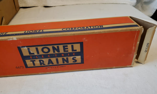 Lionel 6672 Refrigator Car Santa Fe Postwar 1954 O/O27 boxed