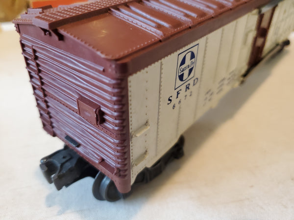 Lionel 6672 Refrigator Car Santa Fe Postwar 1954 O/O27 boxed