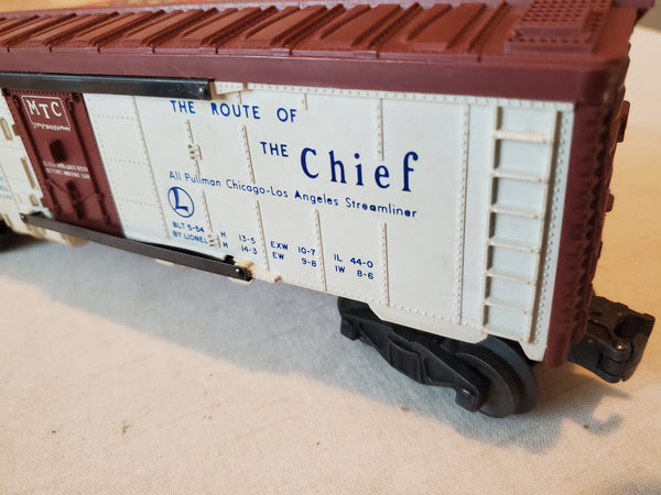 Lionel 6672 Refrigator Car Santa Fe Postwar 1954 O/O27 boxed