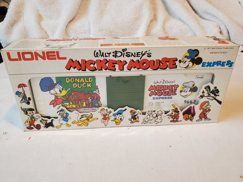 Lionel Mickey Mouse Express Hi Cube Box Car 6-9662