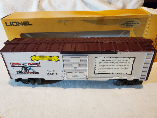 Joshua Lionel Cowen Box Car 6-9430 Standard Gauge Years 0/027 boxed