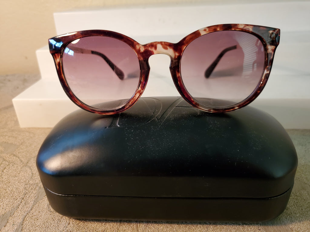 Diane Von Furstenberg Sunglasses with case, never worn