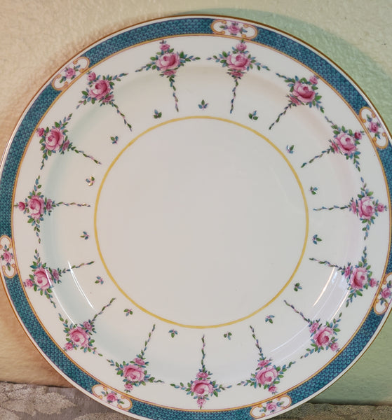 Mintons China England Persian Rose 12 1/4" round platter