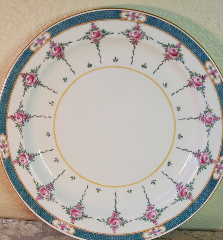Mintons China England Persian Rose 12 1/4" round platter