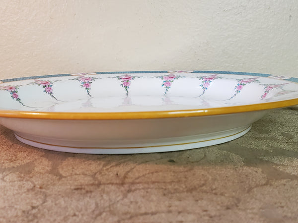 Mintons China England Persian Rose 12 1/4" round platter