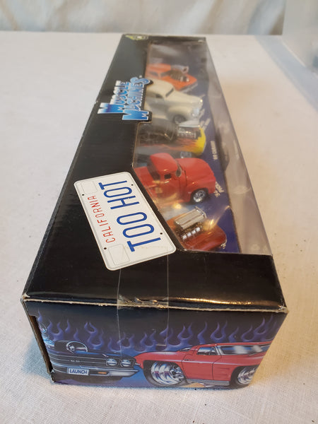 California Too Hot Muscle Machines 5 pack 2002 1:64, MIB