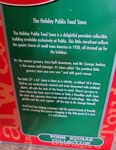 Coca-Cola Publix Town Square collection, Lighted c.2000, New in Box