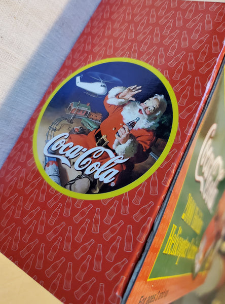 Coca-Cola 2000 Holiday Helicopter Carrier w/'62 Helicopter MIB