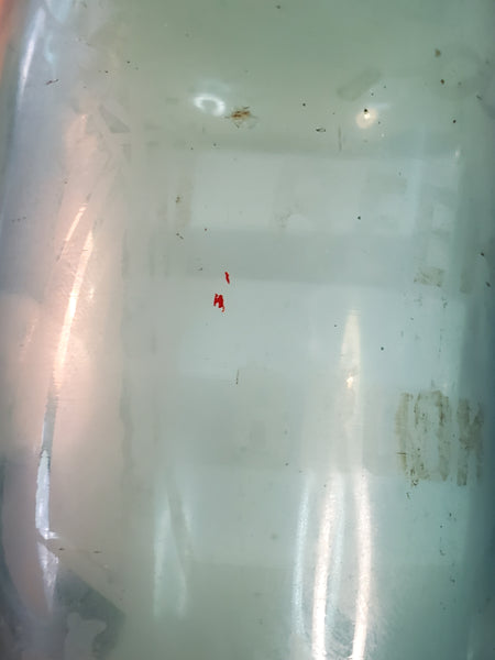 Fazio Beer Distributors NY 26 oz. Blue glass Seltzer bottle