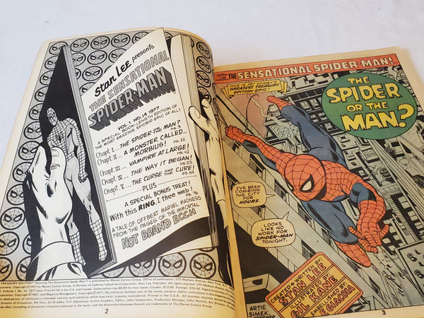 Marvel Treasury Edition The Sensational Spider-man giant comic 1977 vol 1 #14