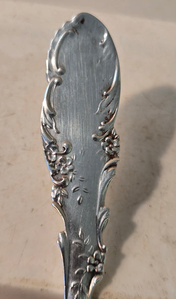 Frank Whiting Orleans 1892 Almond or Bonbon scoop, spoon sterling silver, gold wash No Mono