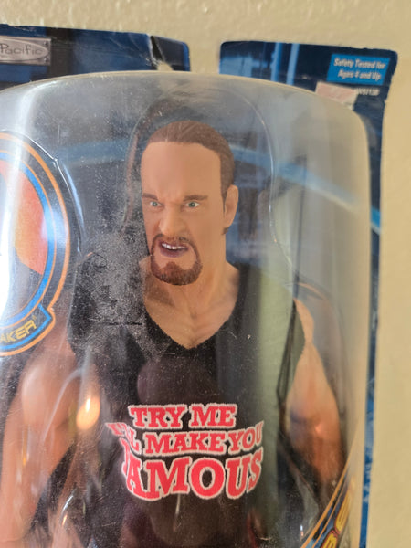 WWF Undertaker 2001 Ringside Rebels Jakks Pacific #w97130 original packaging NRFB 12"