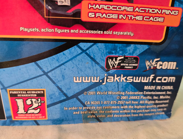 WWF Undertaker 2001 Ringside Rebels Jakks Pacific #w97130 original packaging NRFB 12"