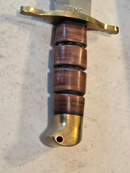 Leatherneck U.S.M.C. Bowie Knife & Sheath #17BK1817 NIB 14"