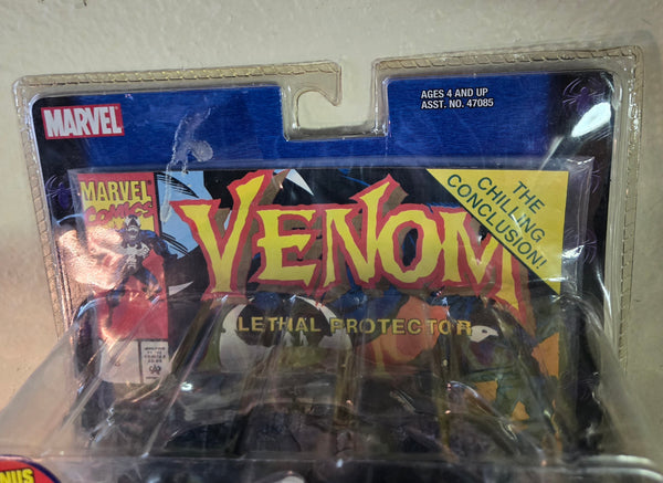 Marvel Spider-man Classics 6" VENOM #47085 c.2000 NIB w/comic book