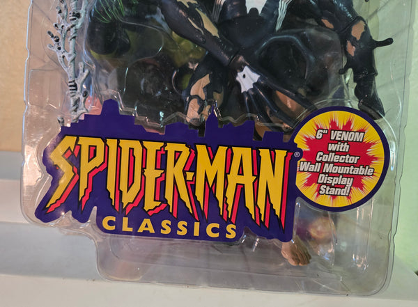 Marvel Spider-man Classics 6" VENOM #47085 c.2000 NIB w/comic book