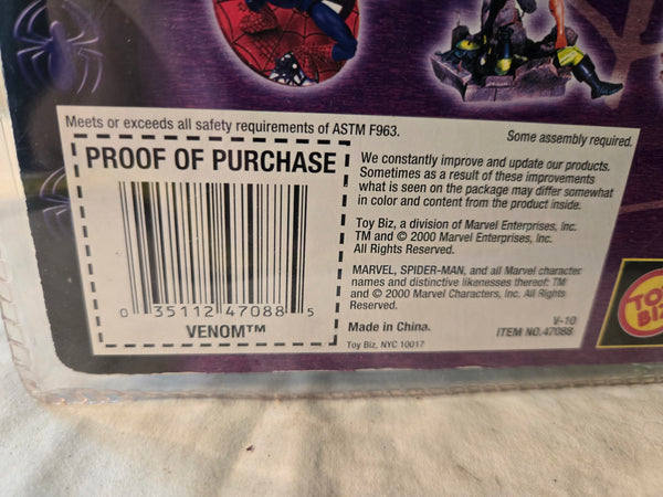 Marvel Spider-man Classics 6" VENOM #47085 c.2000 NIB w/comic book