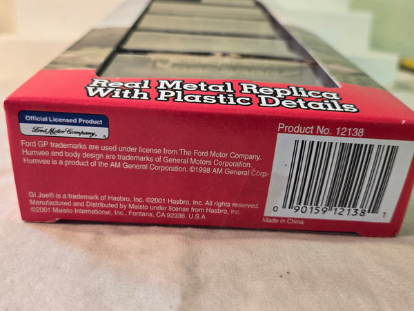 Maisto Gi Joe diecast 5 vehicle set c.2001 #12138 NIB tank, jeep, trucks etc