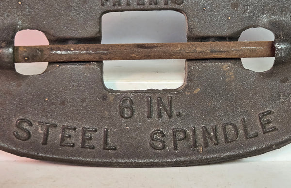 Griswold Erie 6" oval New American reversible Steel Spindle