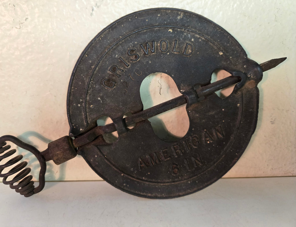 Griswold American 6" Reversible Steel Spindle c.1930s